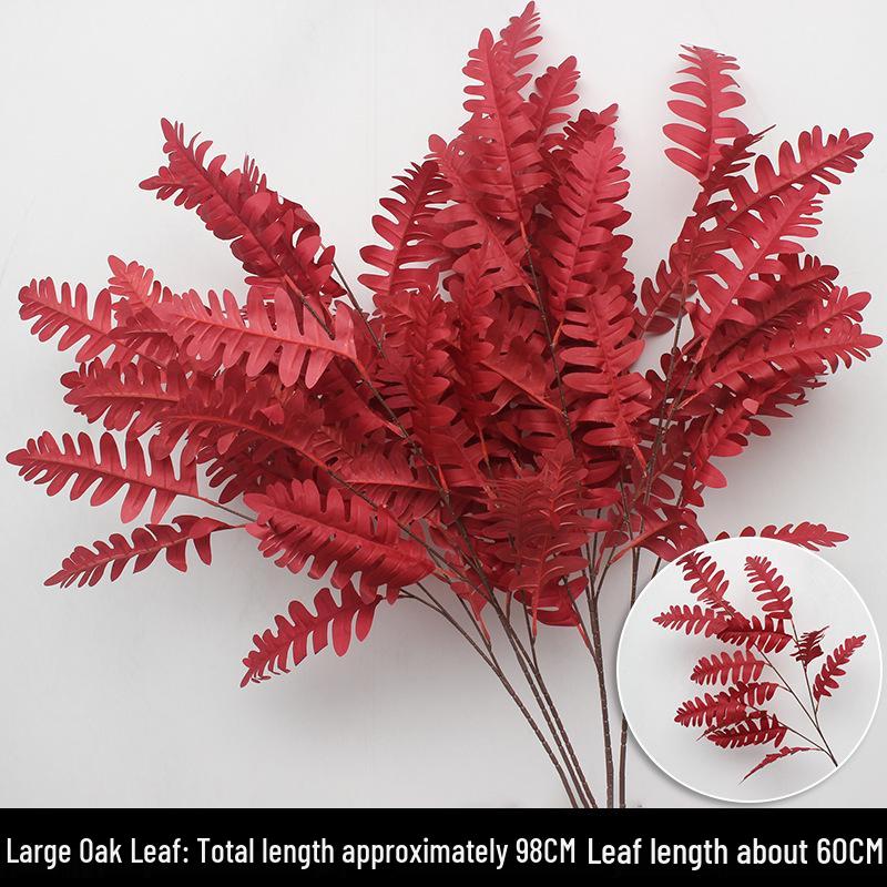 Wine Red Artificial Floral Bouquet - Chinese Wedding & Engagement Ceiling Decoration