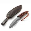 Kitchen Knife Feather Pattern Knife  Boning Knife With Sheath Stainless Steel Fruit Knives Perfect for Kitchen Cooking Household