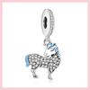 Murano Glass 925 Sterling Silver Beads Sunflower Charms Fit Charm Bracelet Diy Jewelry Making