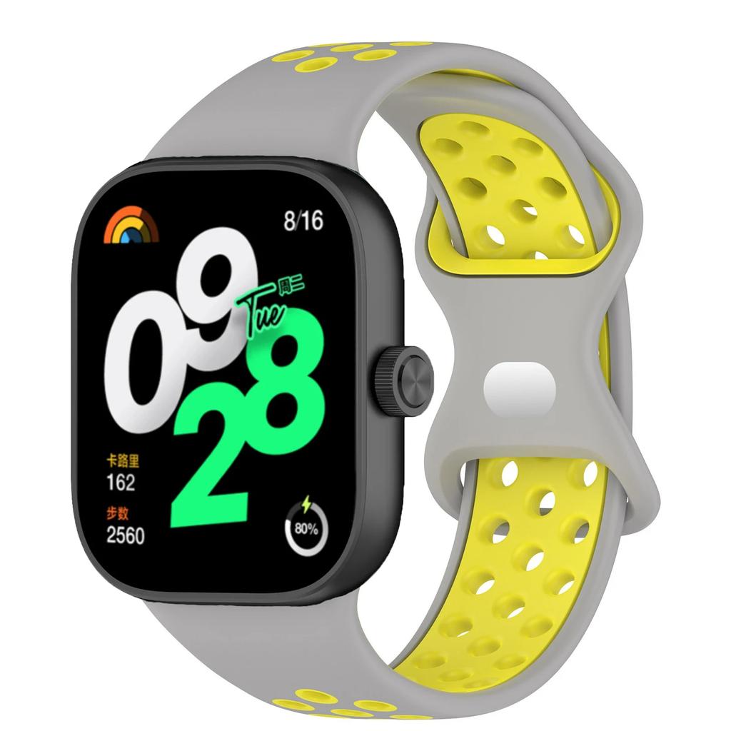 Sports Silicone Strap for Redmi Watch 4 5 6 Band Accessories Replacement Breathable Bracelet Smartwatch Xiaomi Band 8 9 Pro Belt