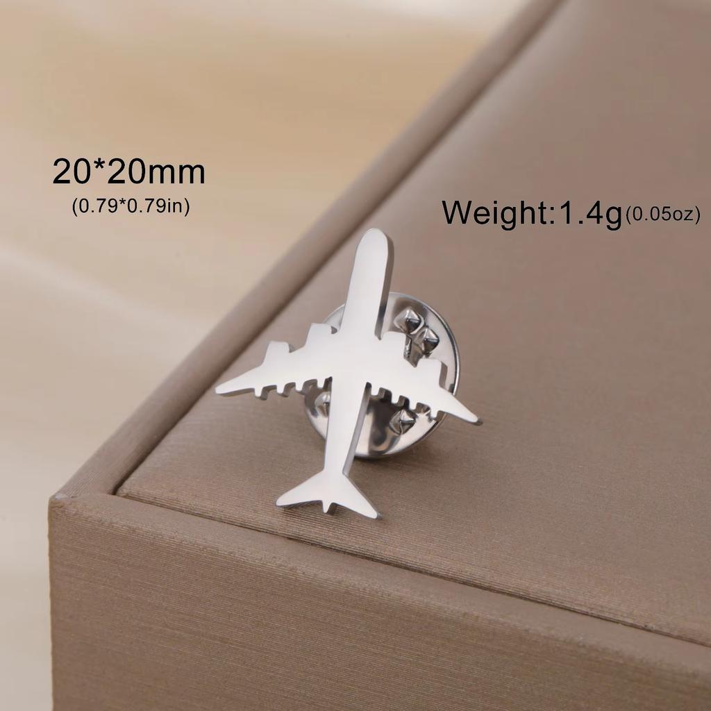 Lucktune Edelstahl Metall Pin Brosche Hexenknoten Flugzeug Ankh Kreuz Lebensbaum Broschen Für Männer Damen Hemd Abzeichen Geschenk