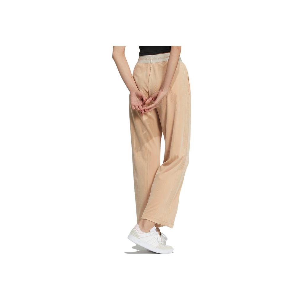 Adidas Neo Casual Sport Pants With Brand Logo Print Women Bottoms Magic-Light-Brown HN0022