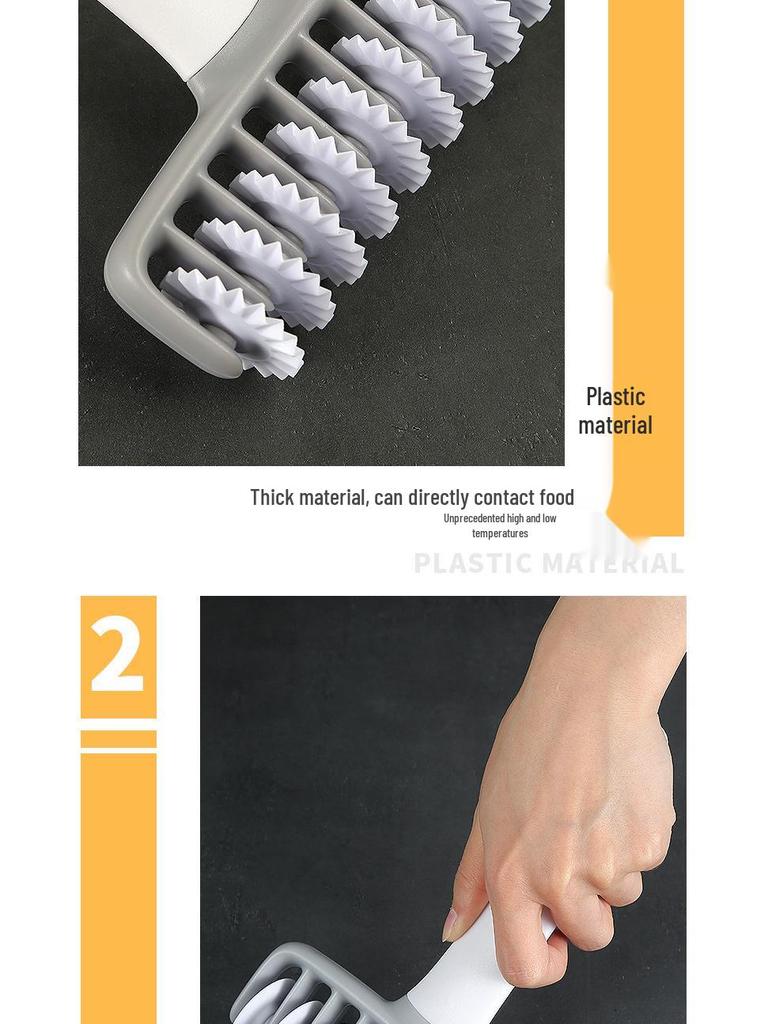 PP Rolling Pin Needle & Pizza Cutter: Creative Noodle & Flower Perforator, Roller Knife, and Baking Tool