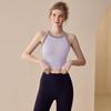 Sleeveless T-sleeve Women's Loose And Comfortable Fitness Sports Top, Summer Quick Drying Breathable Yoga Suit, Girls' Elastic Thin Training Vest