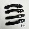 Plastic Imitation Carbon Fiber Door Handle Cover Trim for Skoda Octavia 4 IV  Mk4 RS VRS Accessories Car Styling Sticker