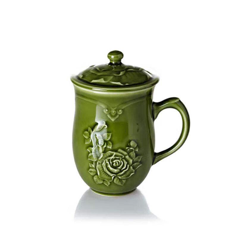 Qian Tang Xuan Blue Glaze Ceramic Mug