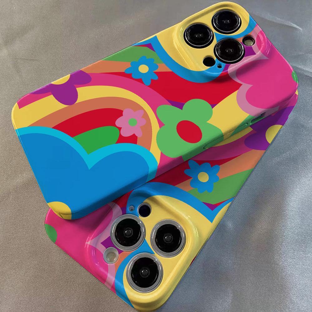 Colorful Floral Phone Case for Oppo Realme C75 C63 C65 C67 C53 C55 C35 C33 C20 C21Y C30S 9 9i 8 8i Pro Plus 4G 5G Hard PC Cover