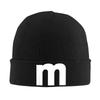 Letter M Capital Alphabet -Groups Halloween Beanie Hats  Bonnet Hats Men Women Sport Knitting Hat Winter Thermal Elastic Caps
