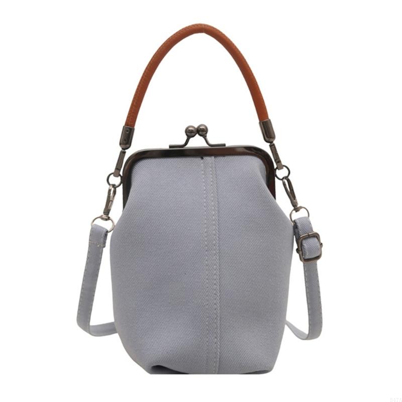 Women Shoulder Bag Kiss Lock Crossbody Bag Commuting Bag Fashion Handbag Stylish Top Handle Bag Bag Phone Bag 547A