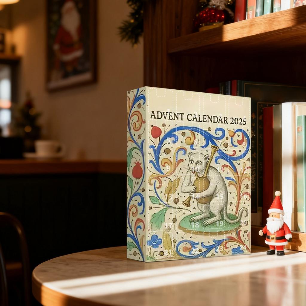 2D 24PC MEDIEVALCAT Popular Acrylic Countdown Calendar Clown