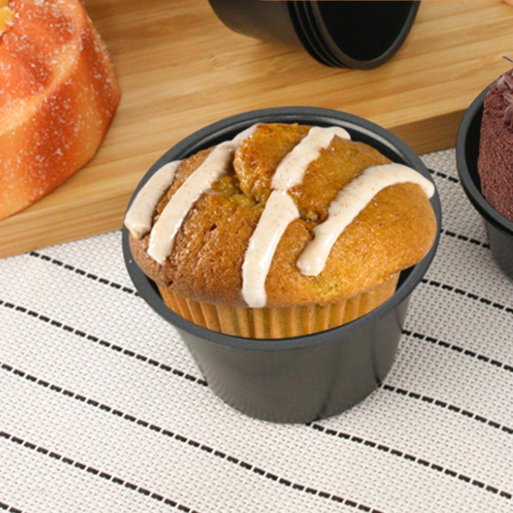 Compact Design Muffin Pan Shaped Pudding Cup Easy Release