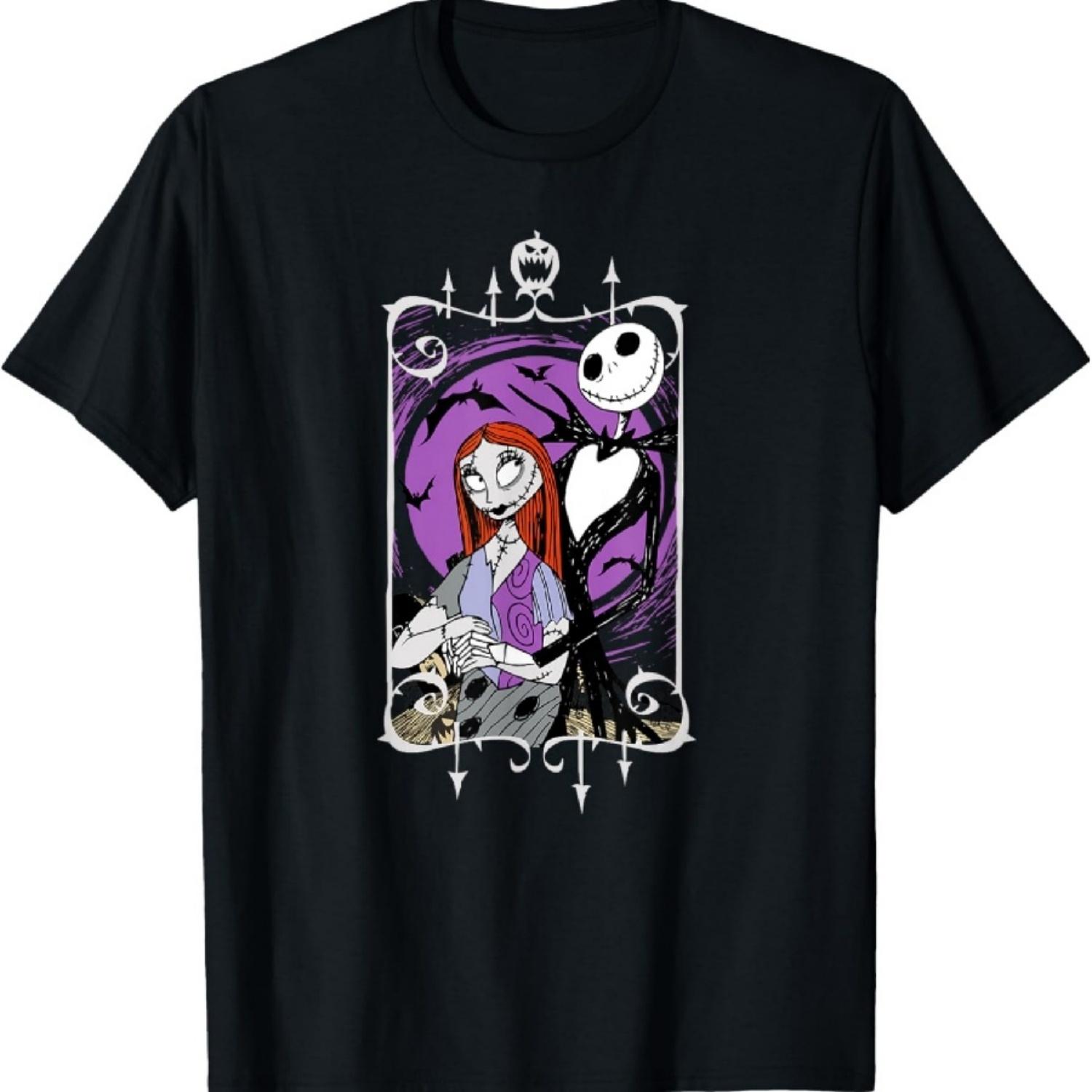 

Disney Nightmare Before Christmas Jack and Sally T-Shirt XXXXXL різнокольоровий