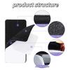10pcs Self Adhesive Hook and Loop Fastener Tape Sticky Dot Double Sided Mounting Strips for Carpet Fixed Anti Skid Grip Mat