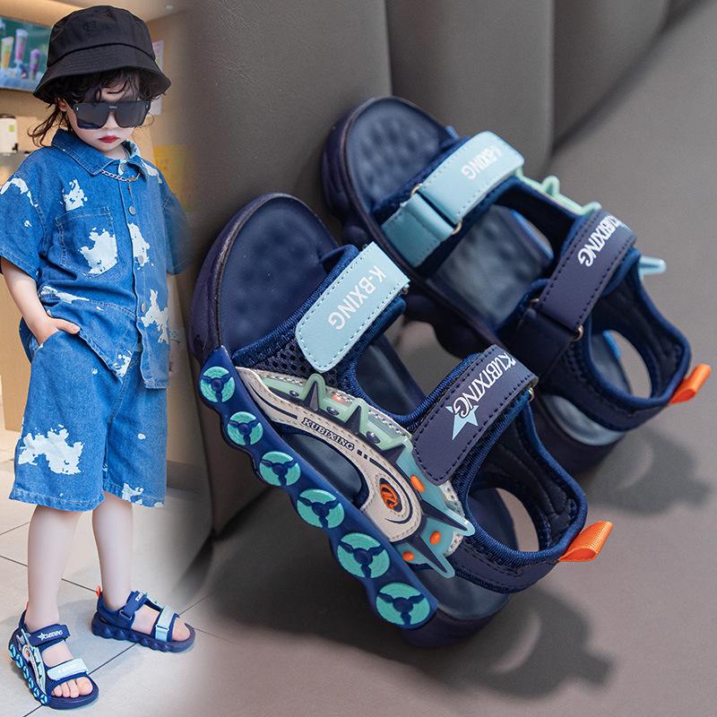 Fashion Girls' Shoes Summer New Child Sandals Soft Soled Boys' Shoes Anti Slip Girls Sandals Comfor Beach Shoe