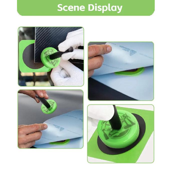 ALIWRAP 4 Stück Vinyl Auto Folie Fixierer Magnet Halter Carbon Folie Verklebung Fenster Folie Tönung Starker Greifer Befestigungswerkzeug Auto Styling