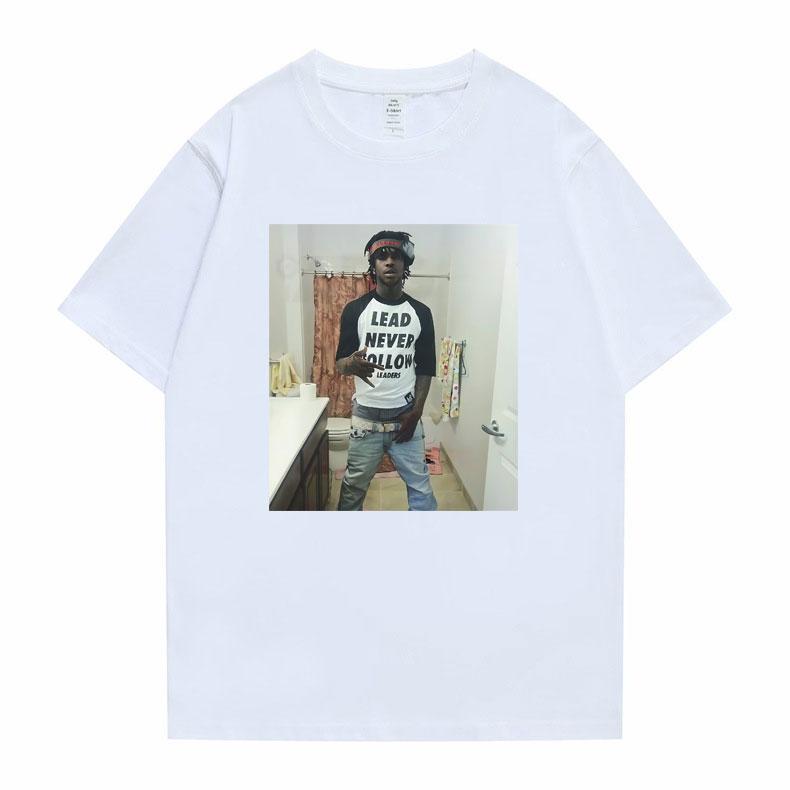 2026 SpringSummer Rap Artist Chief Keef Lead Never Follow Leaders Funny Emoji Printed Mens Cotton TShirt