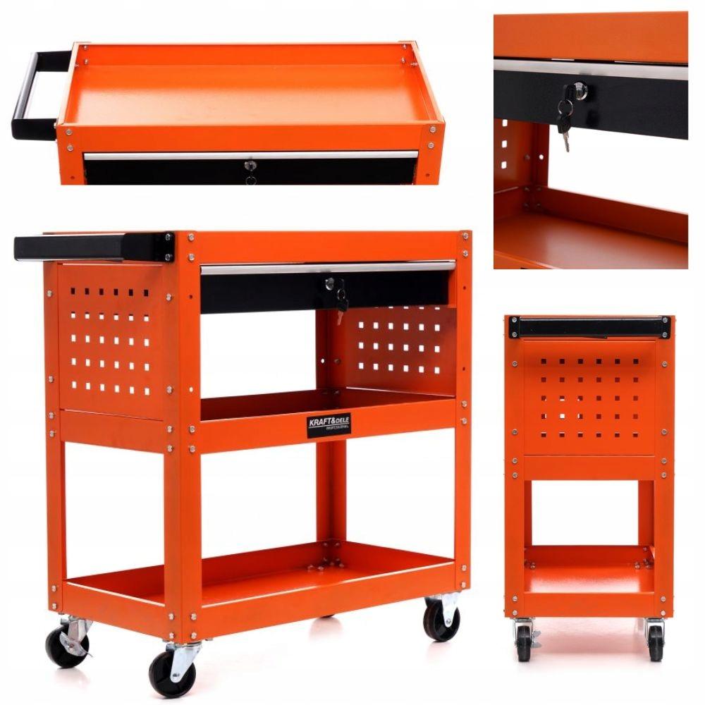Workshop Tool Trolley with Wheels, 3