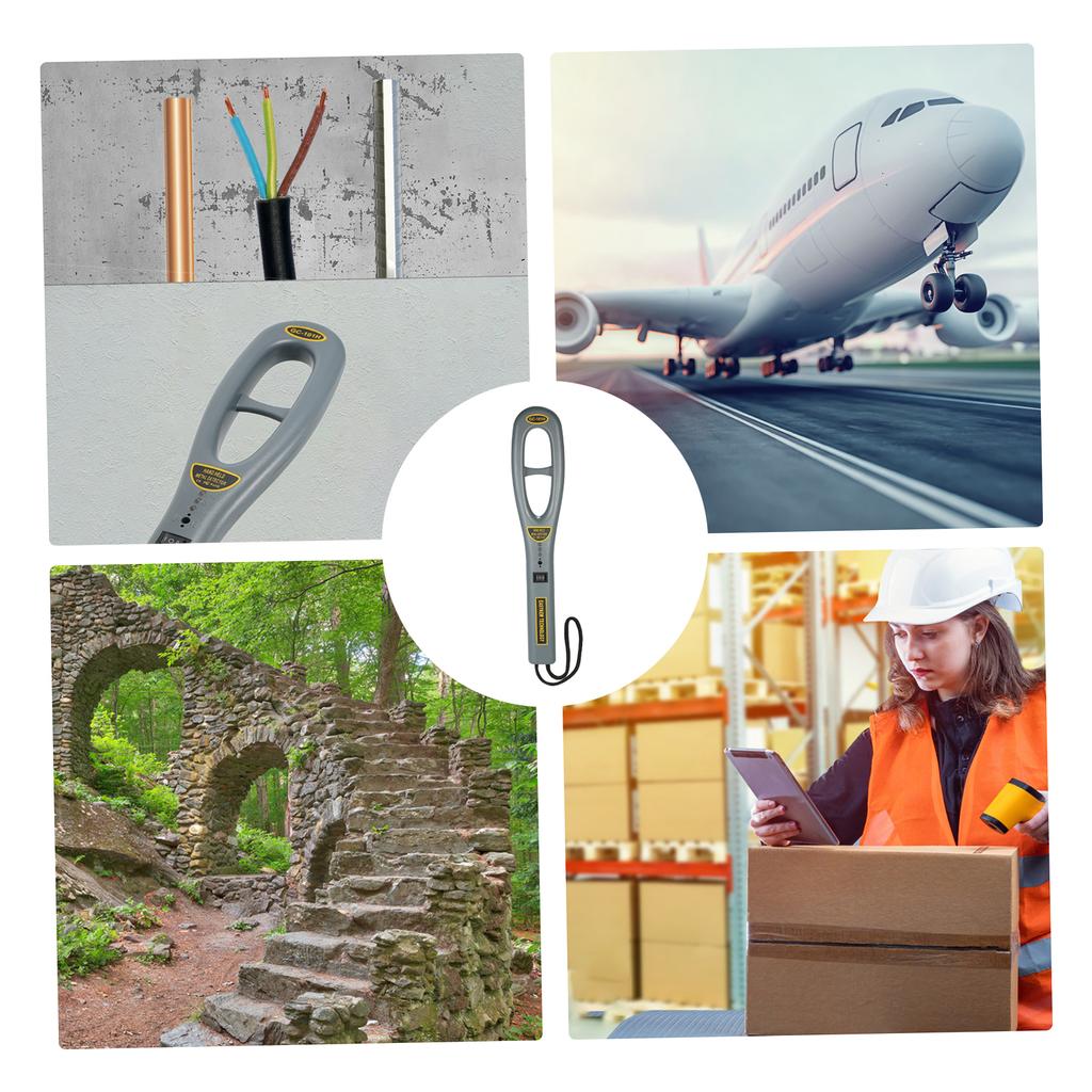 Tragbarer Handmetalldetektor Hohe Empfindlichkeit Sicherheitsinspektion Metalldetektor Mit Summer Vibration für Sicherheit