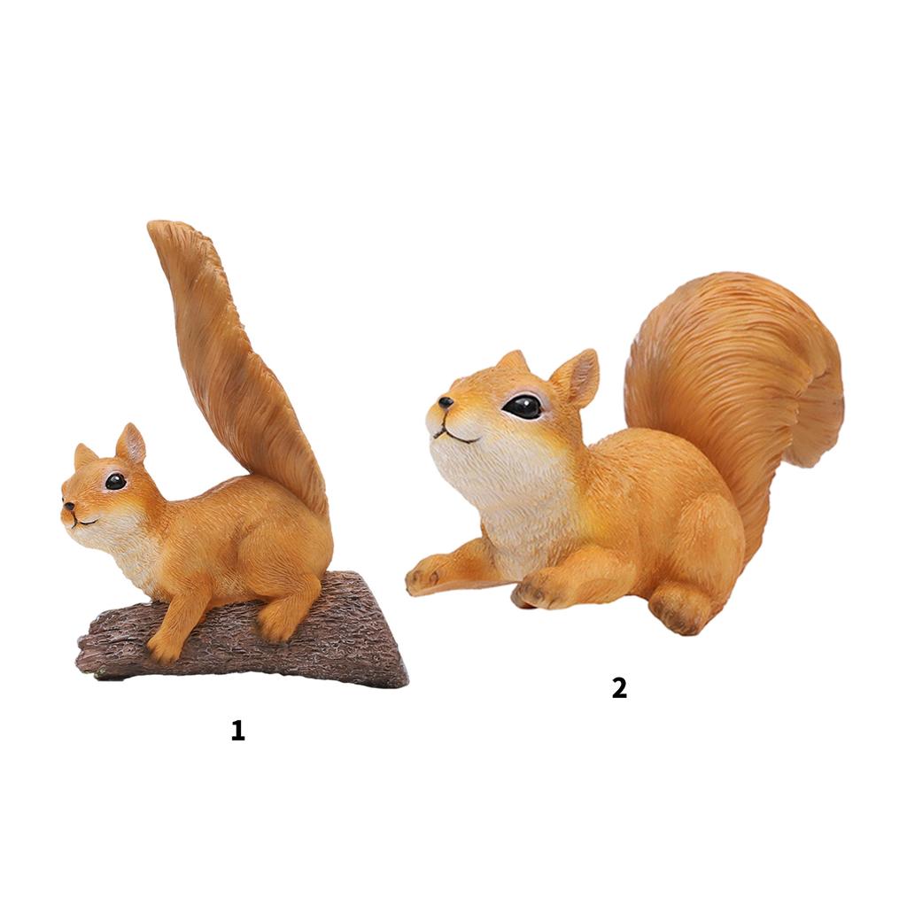 Squirrel Trees Huggers Outdoor Decors Squirrel Figurine Garden Statue Whimsicality Tree Peekers Sculpture Yard Ornament