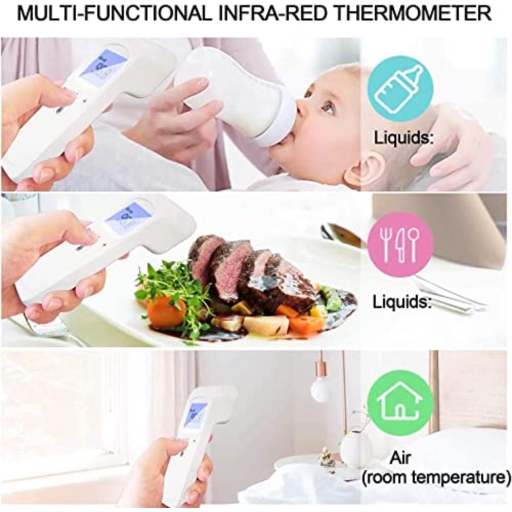 Non Contact Digital Infrared Thermometer, Fast Thermometer, Used For Health And Safety Measurement Of Front Body Temperature