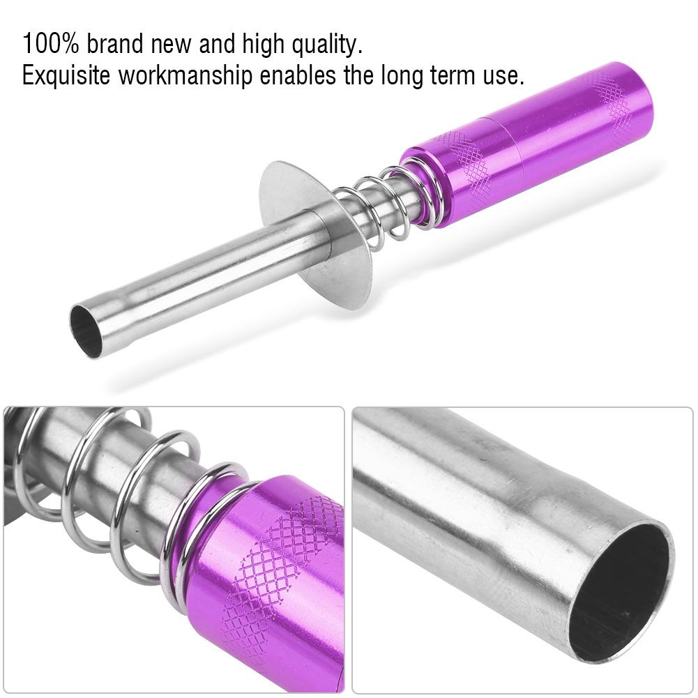 80103 Motor Zündkerze Glühkerze Aluminium Zündung für HSP 110 Nitro RC Auto (lila)