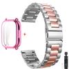 TPU Case+Stainless Steel Strap For Redmi Watch 5 Active Soft Case For Xiaomi Redmi Watch 5 Lite Luxury Metal Watchband Correa