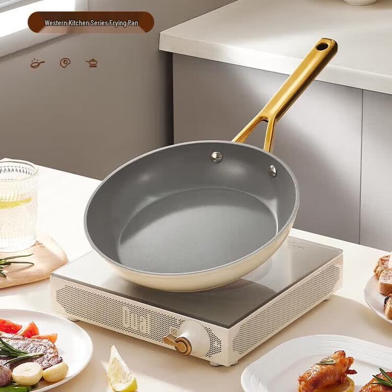 

COOKER KING 24 см Белая чугунная сковорода с антипригарным покрытием