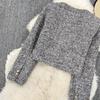 Autumn Winter Women Elegant Little Fragrant Wind Full Sleeve Single Breasted Tweed Short Jacket Coat With Pocket