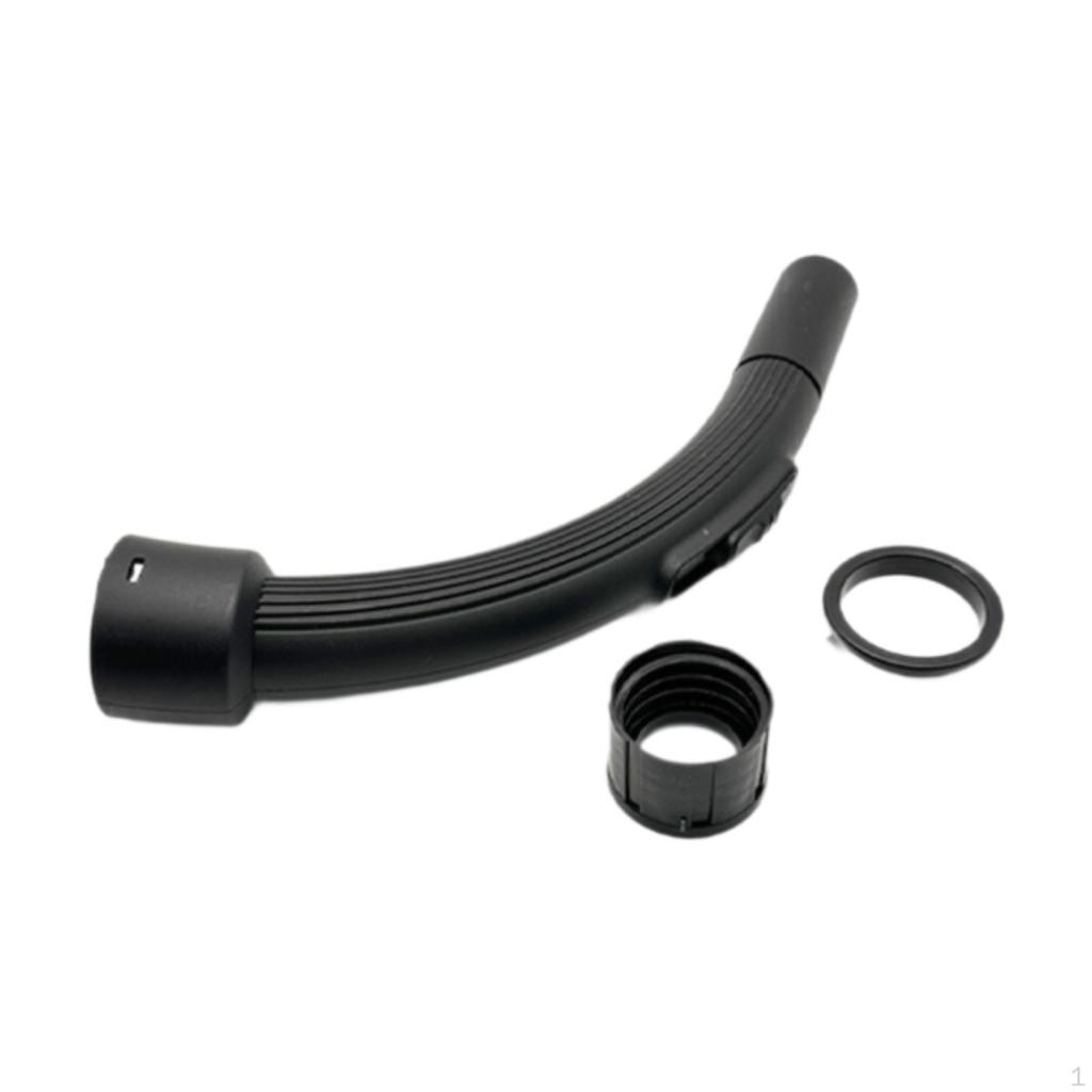 Støvsuger Slangeende Komponent 32mm Innvendig Diameter Buet Håndtak Installasjonstilbehør