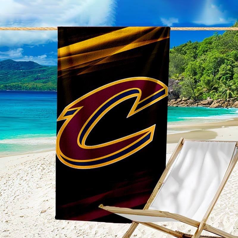 Cleveland Football Quick-Dry Microfiber Beach Towel Super Soft & Absorbent for Bath, Beach, Travel Bath Time Accessory, Fan Gifts