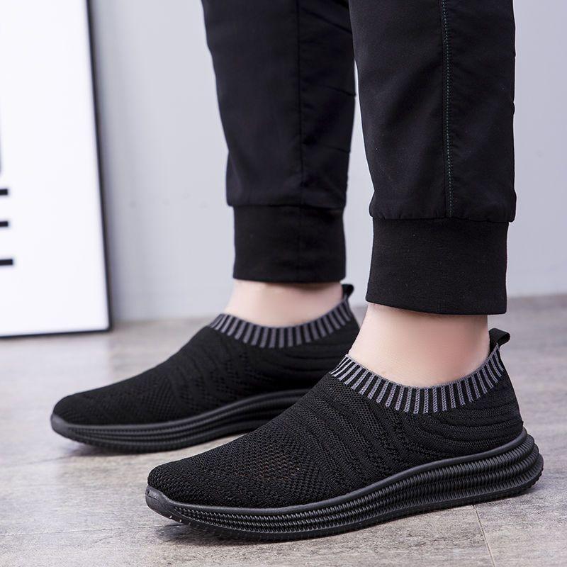 Spring and Summer Mesh Breathable Casual Shoes Men's Lightweight Wear-resistant Non-slip Running Shoes
