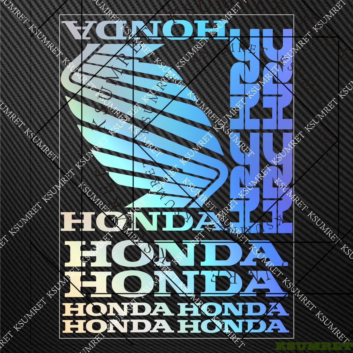AAAKG1 For Honda Stickers Motorcycle Sticker Moto Tank Decals