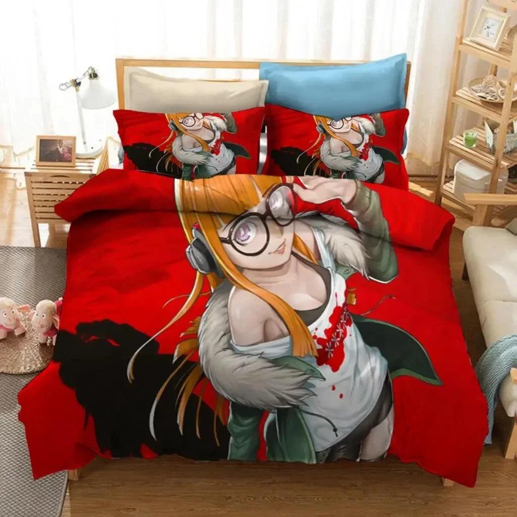 Anime Game Persona 5 Strikers Bedding Set Boys Girls Twin Queen Size Duvet Cover Pillowcase Bed Kids Adult Home Textile