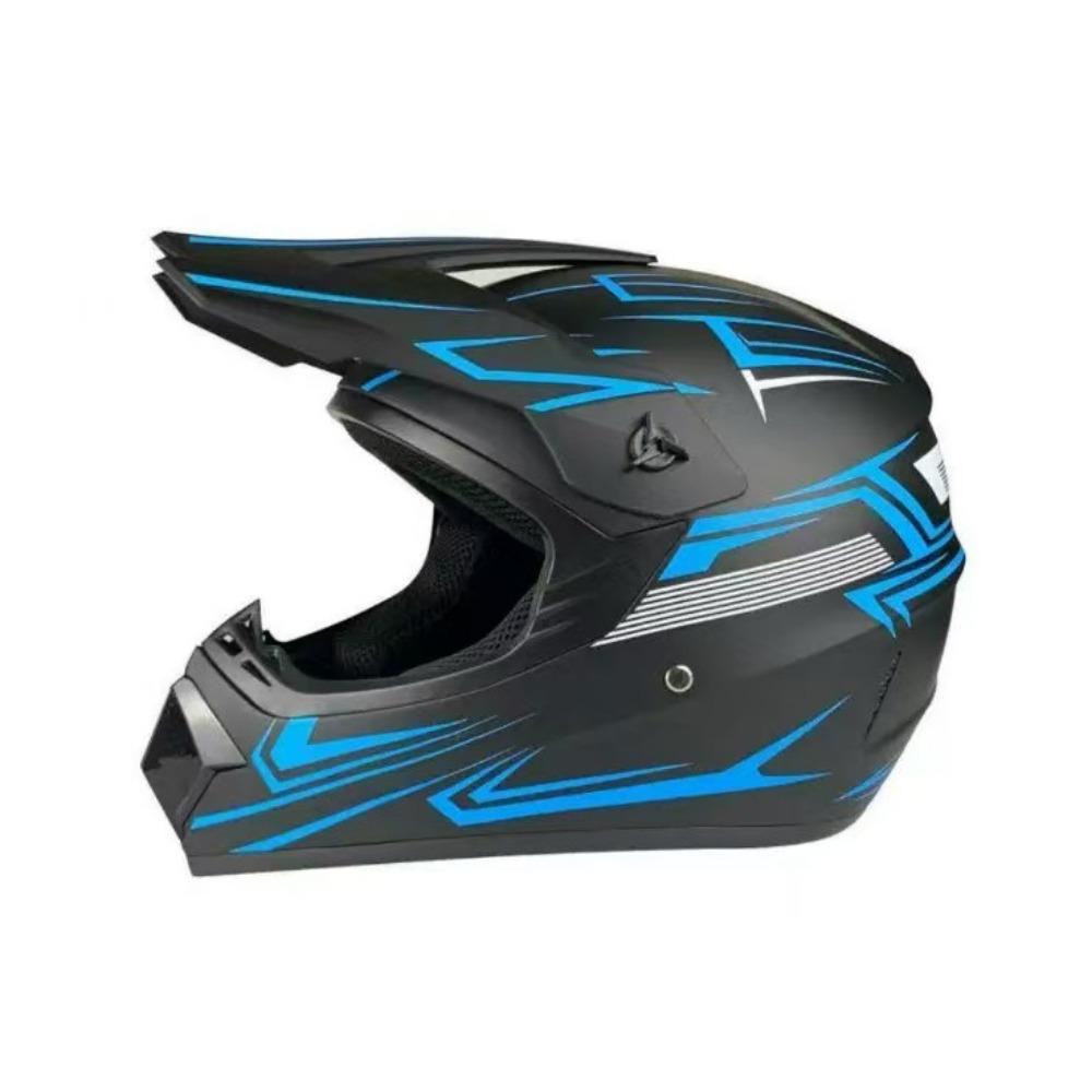 Motorcycle Helmet Off-Road Racing Riding Helmet ABS Breathable Mountain Bike Helmet Color Off-Road Helmet