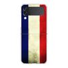 France Flag Soccer Paris Phone Case For Samsung Galaxy Z Flip 3 4 5 Hard Folding PC Shell For Samsung Z Flip3 Clear Back Cover