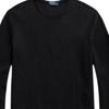 Polo Ralph Lauren Solid Color Crew Neck Casual Pullover Sweatshirt Men Sweatshirt Black MNPOKNI16821791-001