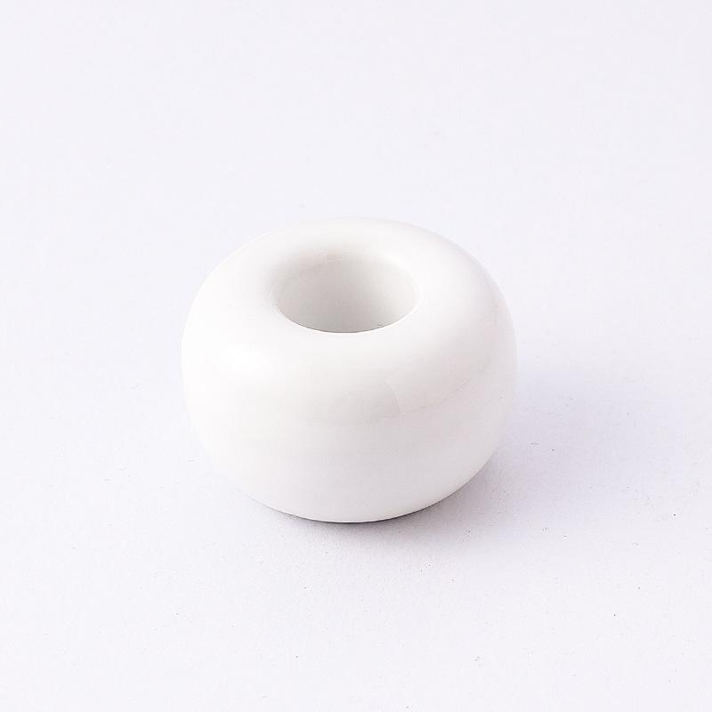 

1 Pc Mini Ceramics Handmade Toothbrush Holder Stand for Bathroom Vanity Countertops,Toothbrush Head Holder and Office Pen Holder белый