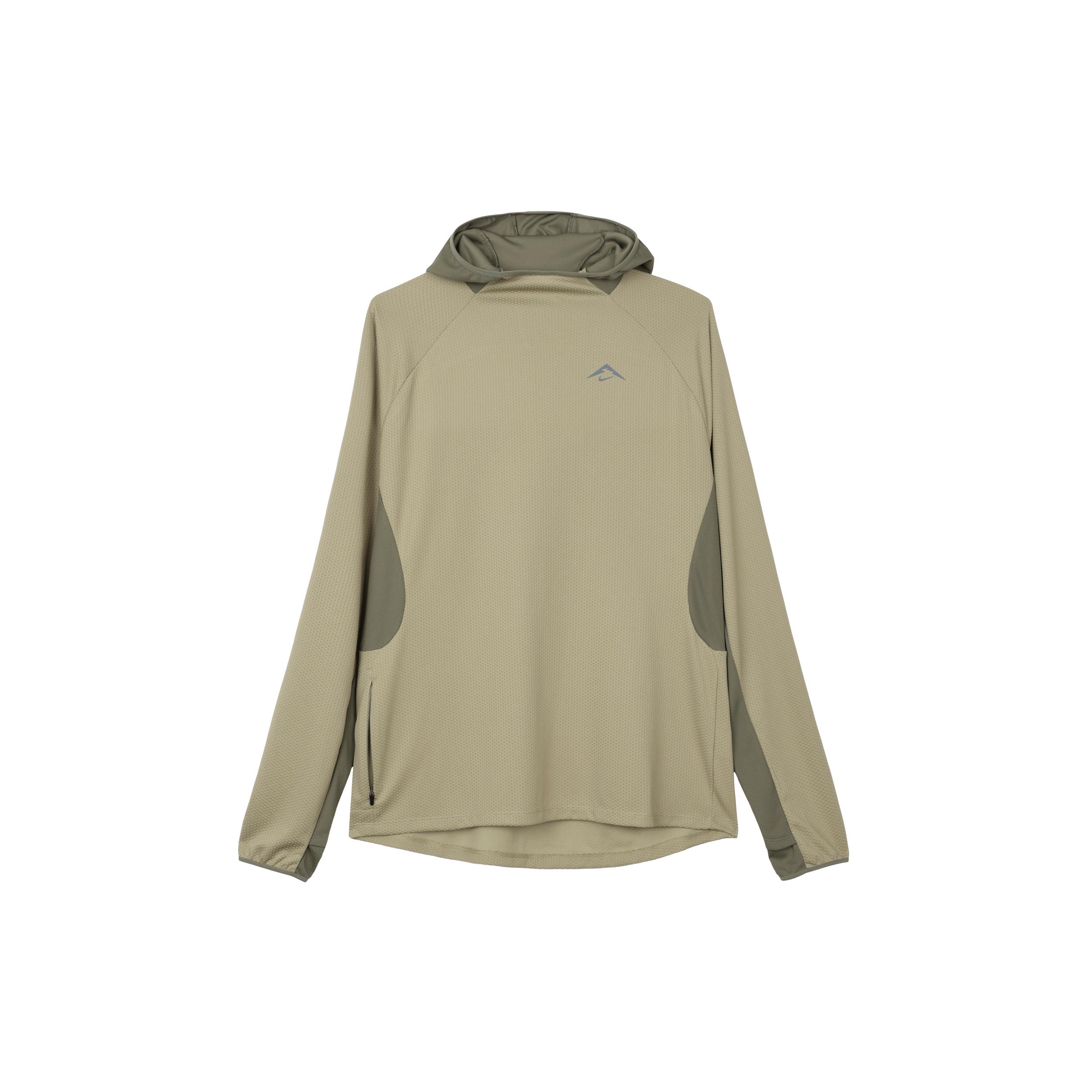 Мужская толстовка Nike Trail Оливково-зеленая FN4007-276 S