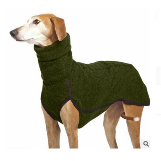 Dog Pet Winter High Collar Jumper Sweater Medium Big Dog Coat Jacket Great Dane Greyhound Pitbull Clothing Pets Clothes