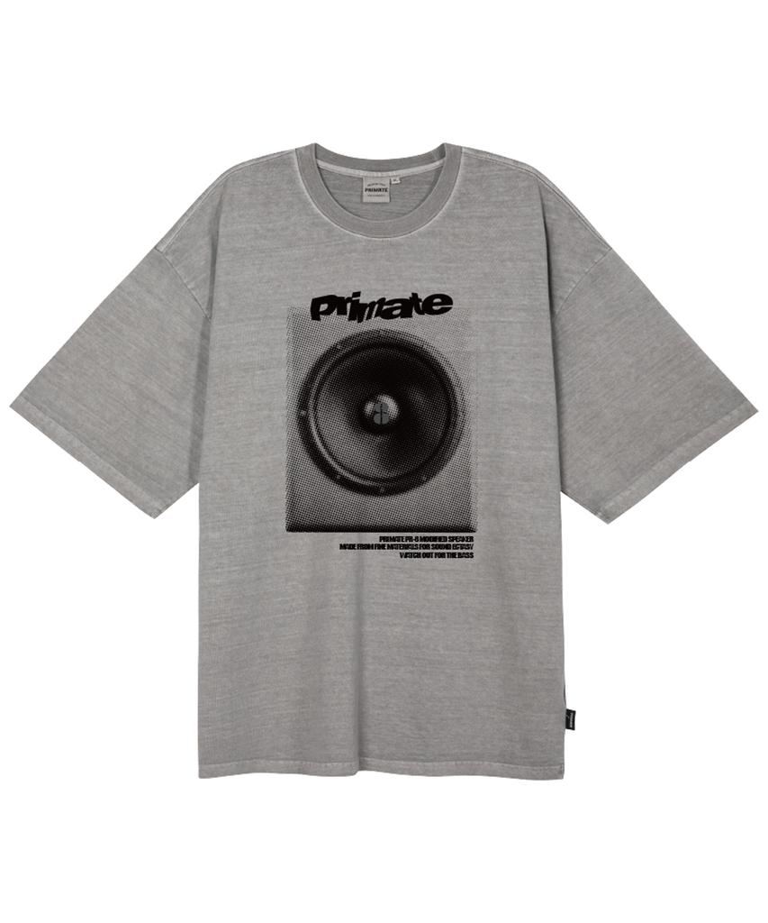 PRIMATE Sound Oversized Pigment Short Sleeve T-Shirt 4 Colors