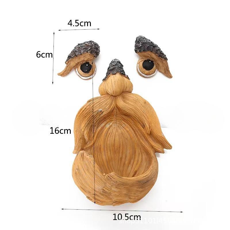 Spring Tree Trunk Bird Feeder Outdoor Decorative Item Tree Trunk Ornament Tree Trunk Bird Feeder Tree Trunk