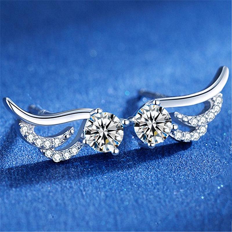 925 Silver Stud Earrings Beautiful Earrings High Quality For Women Earring Wedding Fine Jewelry Accessories Party Gift