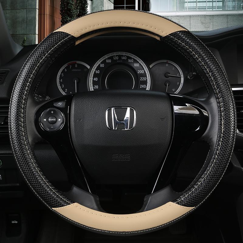 PU Leather Car Steering Wheel Cover For Honda Accord 9 2013-2017 Crosstour 2013-2015 Odyssey 2013 2014 2015 Auto Accessories