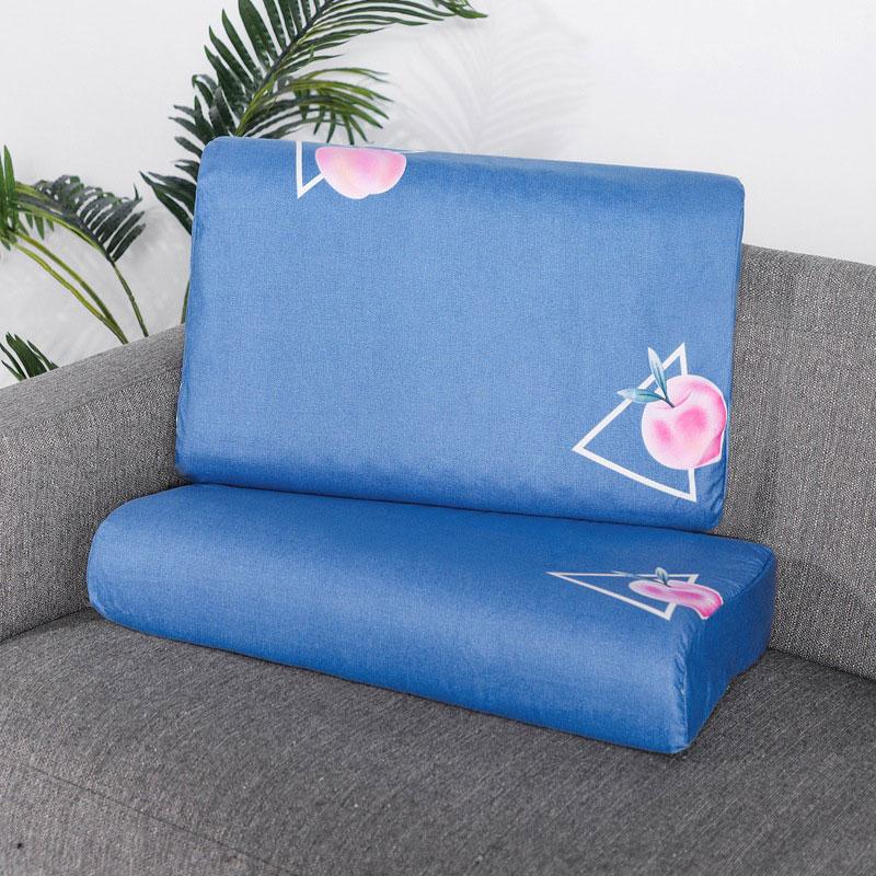 Latex Pillow Cases Contour Memory Foam Pillowcases Neck Cushion Floral Printed Cover Home Living Room Decor 40x60cm/30x50cm
