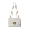 Elegant Casual Single Shoulder Small Square Bag 2024 New Simple Chain This Year Popular Solid Color Small Bag Female