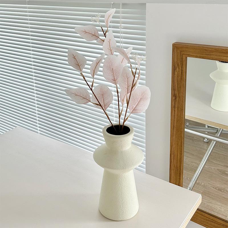 

2Pcs 50CM Silk Artificial Eucalyptus Stems Greenery Flower Decoration Wedding Party Home Flower Arrangement Vases Decoration 2Pcs светло-розовый