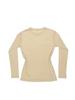 Eleleldijainseutyudio Wool Rib Jersey Long Sleeve Tee_Vanilla Beige