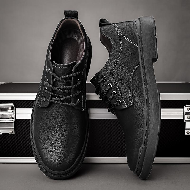 Fashion Classic Men's Genuine Leather Casual Shoes All-match Business Sneakers New Fashion Anti-skid Oxford Shoes Formal Dress Footwear
