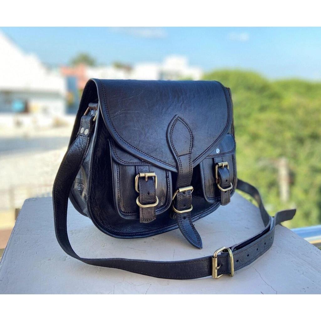 Lambskin Leather Handbag Shoulder Purse Women Satchel Messenger Crossbody Bag