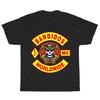 Bandidos Worldwide MC Logotyp Amerikansk Herr T-shirt Rolig Storlek S till 5XL
